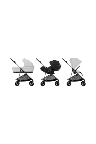 Inklapbare Buggy Melio - Grijs - Vanaf de geboorte - T/m 15 kg