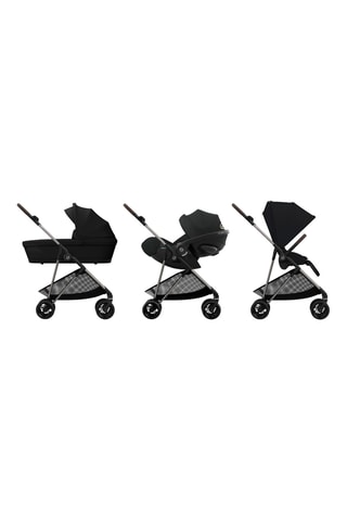 Buggy Melio UK RB - Zwart - Vanaf de geboorte - T/m 15 kg
