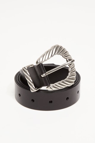 Ceinture en cuir - Noir