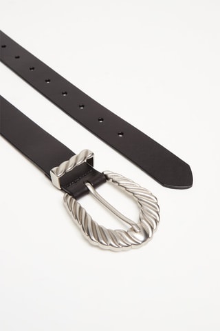 Ceinture en cuir - Noir