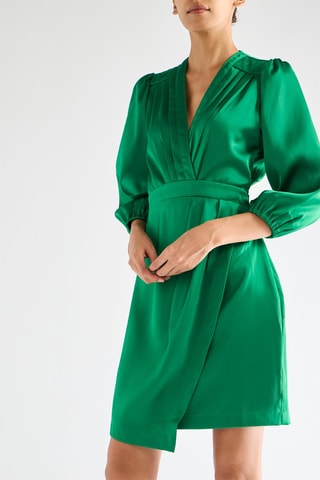 Robe portefeuille - Vert