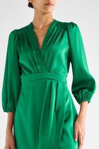 Robe portefeuille - Vert