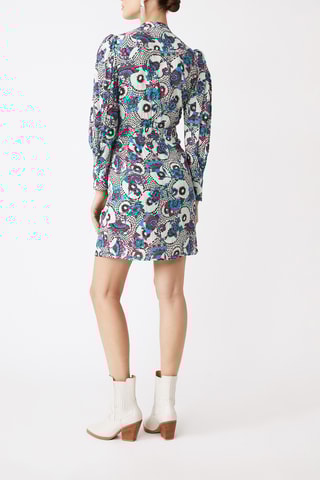 Robe portefeuille - Blanc cassé