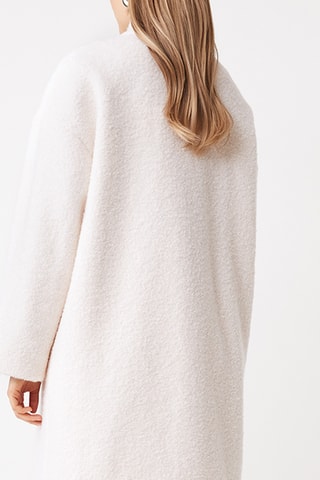 Manteau en laine - Blanc cassé