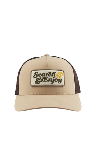 Casquette Searchin Trucker - Beige et marron