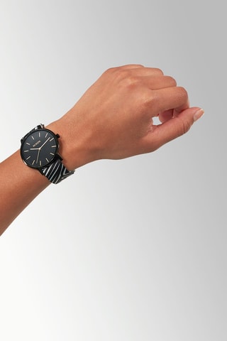 Bracelet montre Rolling Stones - Noir et blanc