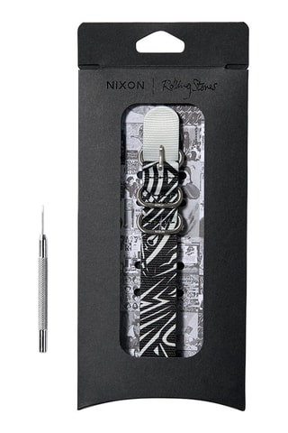 Bracelet montre Rolling Stones - Noir et blanc