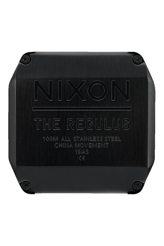 Montre digitale en acier Regulus SS - Noir