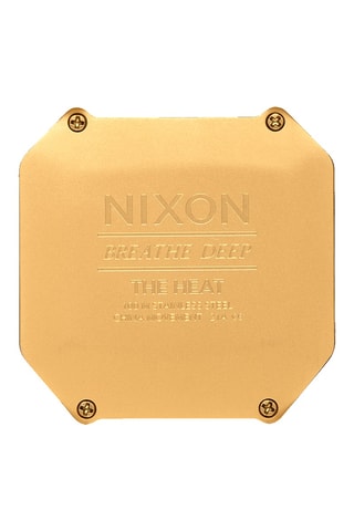 Montre digitale en silicone - Noir et doré