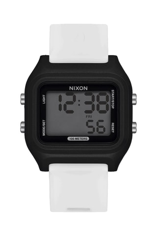 Montre digitale en silicone Ripper - Blanc et noir