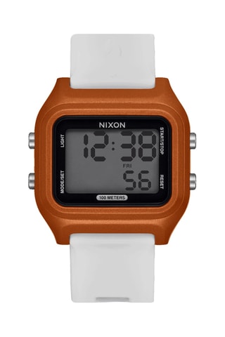 Montre digitale en silicone Ripper - Blanc et marron