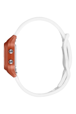 Montre digitale en silicone Ripper - Blanc et marron