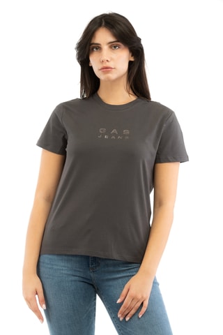T-shirt slim - Cinzento