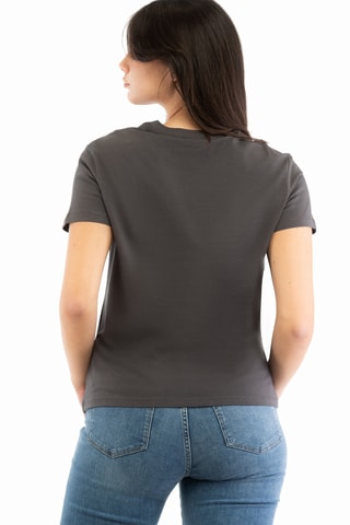 T-shirt slim - Cinzento