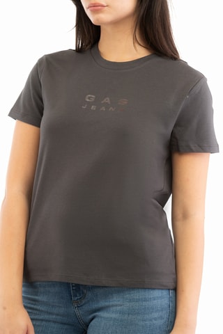 T-shirt slim - Cinzento
