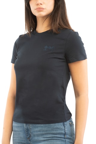 T-shirt slim - Azul-marinho