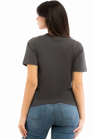 T-shirt regular - Cinzento-escuro