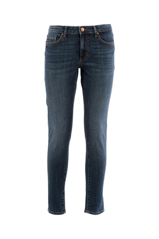 Calças de ganga skinny - Azul-escuro