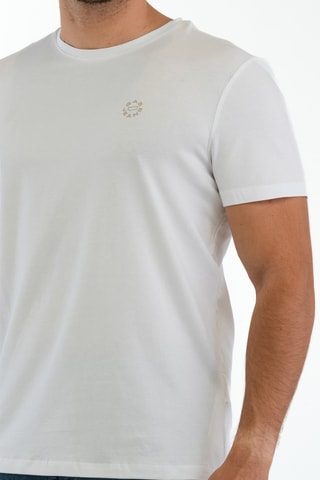 T-shirt slim - Branco