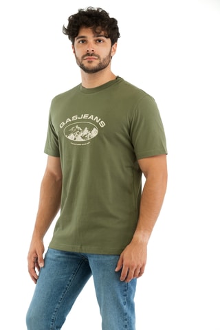 T-shirt regular - Caqui