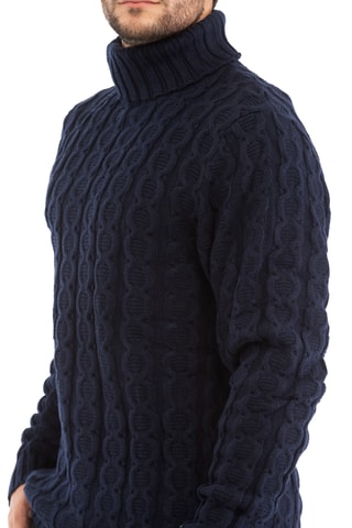 Camisola regular - Azul-marinho