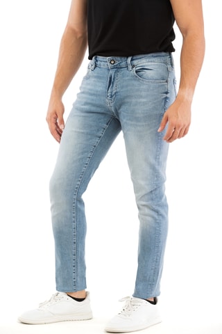 Calças de ganga skinny - Azul-claro