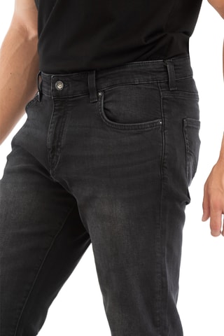 Calças de ganga slim - Preto