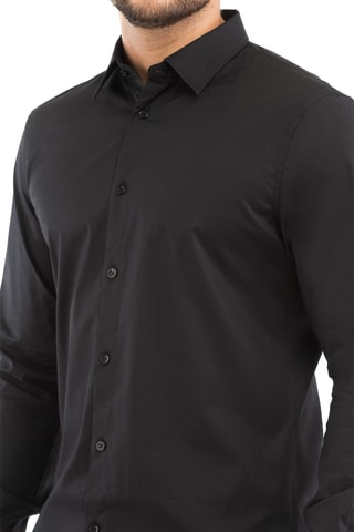 Camisa slim - Preto