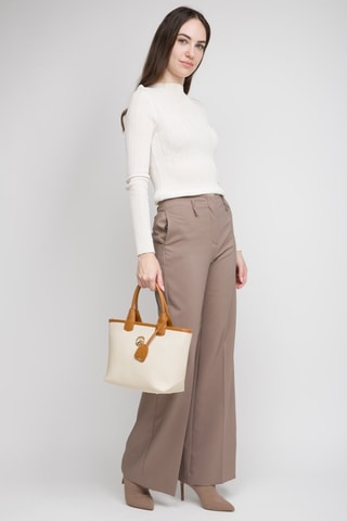 Handtas Beige