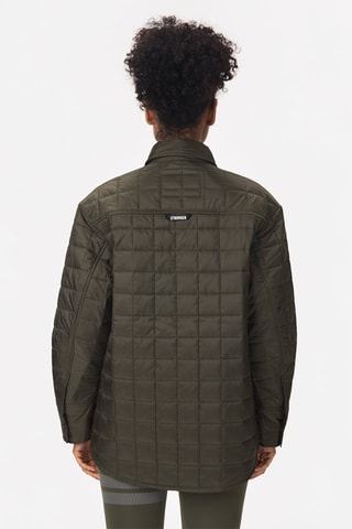 Casaco acolchoado Overshirt - Caqui