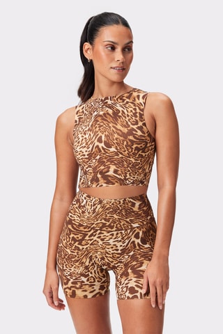Crop top - Castanho