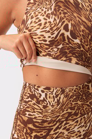 Crop top - Castanho