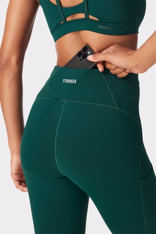 Leggings - Verde-escuro