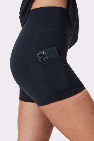 Vestido curto sem mangas - Preto