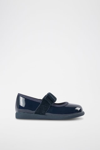 Gelakte Mary Janes - Donkerblauw