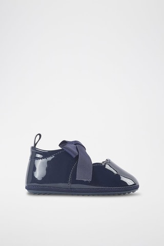 Gelakte Mary Janes - Donkerblauw