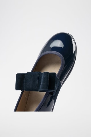 Gelakte Mary Janes - Donkerblauw