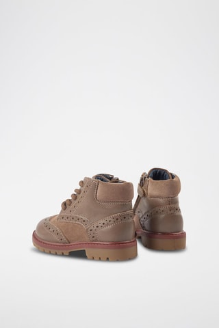 Leren Boots - Beige