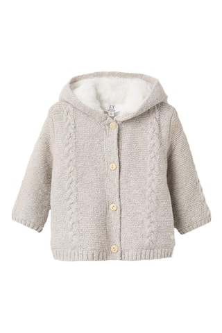 Vest met Capuchon - Lichtgrijs