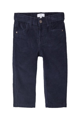 Velours Broek - nachtblauw