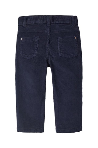 Velours Broek - nachtblauw