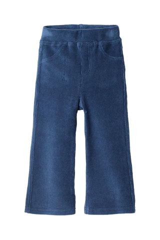 Velours Broek - donkerblauw