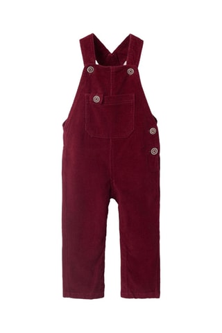 Velours Tuinbroek - Bordeauxrood