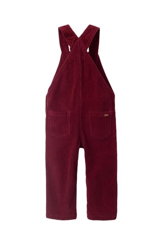 Velours Tuinbroek - Bordeauxrood
