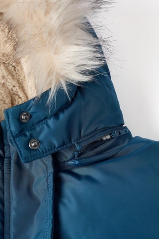Gewatteerde Jas met Capuchon - Donkerblauw 
