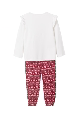 Pyjama Minnie en Pluto Disney - Wit en Rood