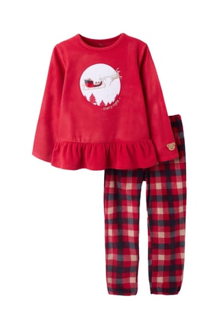 Pyjama fleece - Rood
