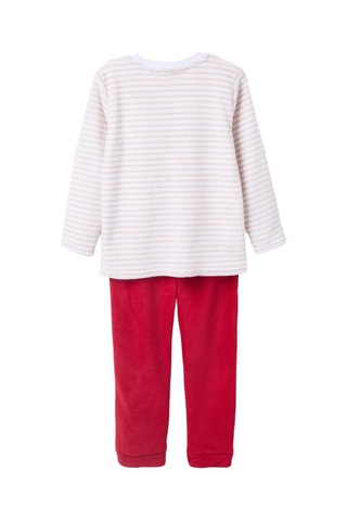 Pyjama - Wit en rood