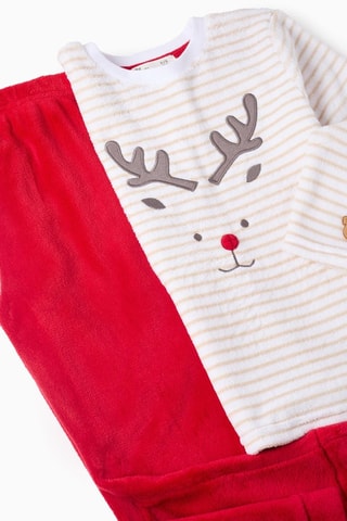 Pyjama - Wit en rood