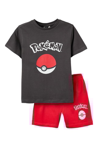 Pyjama Pokemon - Donkergrijs